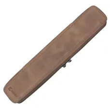 Kazoku Leather Knife Folder Brown 4 compartment