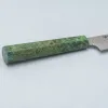 Kazoku Uteki Burlwood Green Petty 15 cm