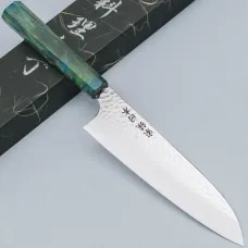 Kazoku Uteki Burlwood Green Santoku