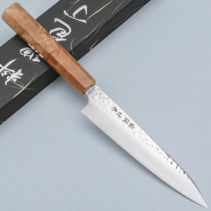 Kazoku Uteki Burlwood Yellow Petty 15 cm