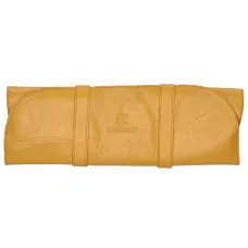 Kazoku Leather Knife Folder Yellow 7 compartment