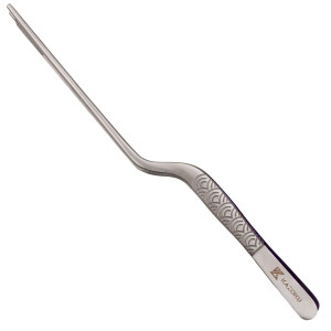 Kazoku Gourmet Tweezers Wave Gray 20 cm