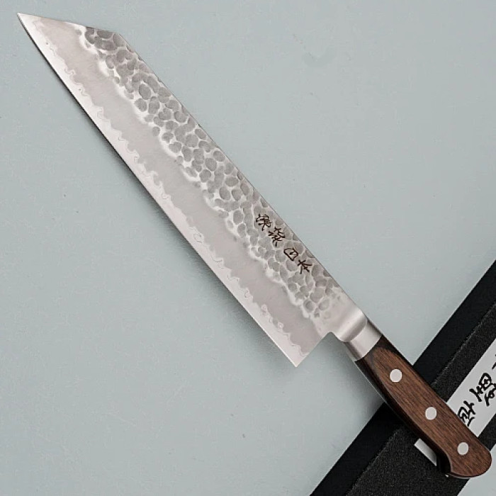 Kazoku Aogami Super Yo Migaki Brown Kiritsuke 21 cm
