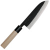 Kazoku Kaji Black Santoku 17 cm