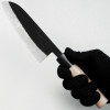 Kazoku Kaji Black Santoku 17 cm