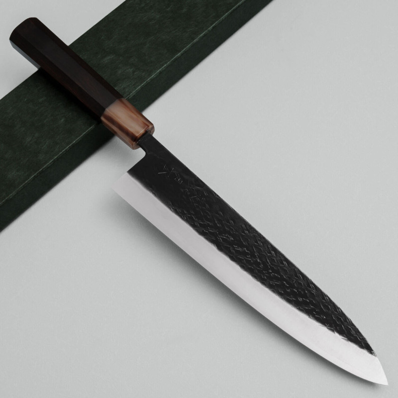 Kazoku Kaji Black Ebony Gyuto 24 cm