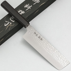 Kazoku Uteki Premium Ebony Nakiri 18 cm