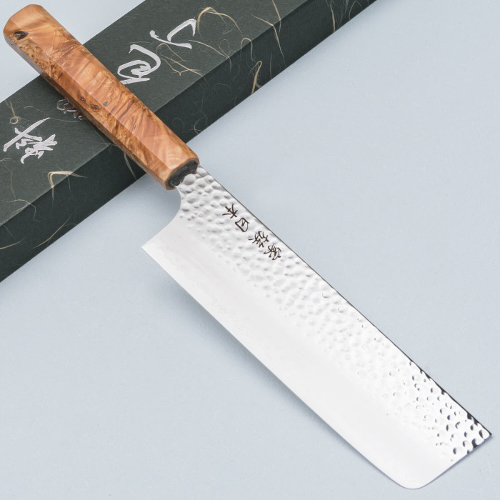 Kazoku Uteki Burlwood Yellow Nakiri