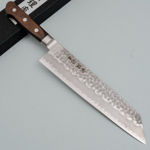 Kazoku Aogami Super Yo Migaki Brown Kiritsuke 21 cm
