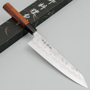 Kazoku Ginsan Nashiji Rosewood Gyuto 21 cm