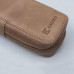 Kazoku Leder-Messer Mappe Braun 4 Fach
