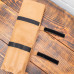 Kazoku Leather Knife Case Brown 7 Compartments