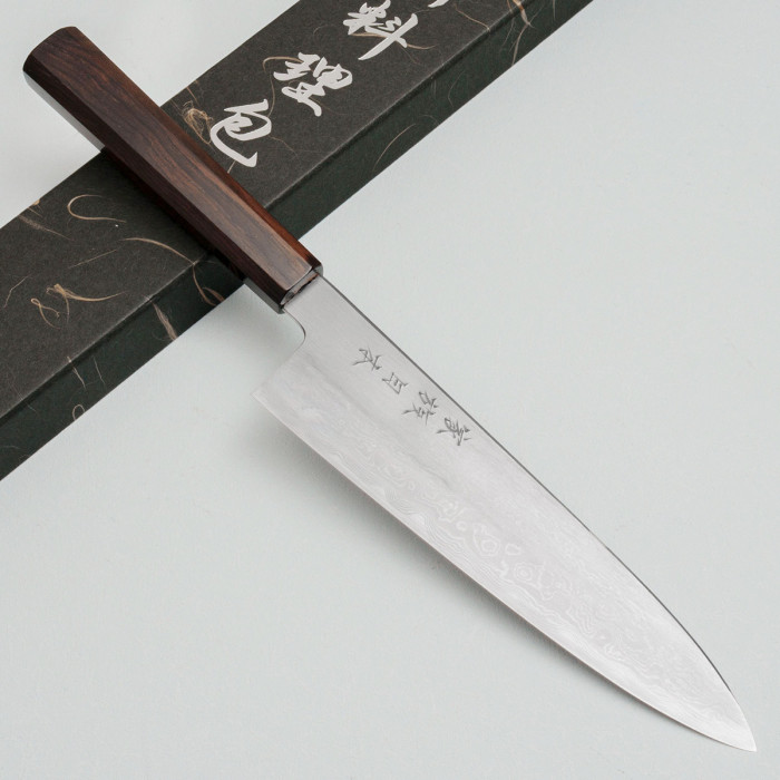 Kazoku x Nakagawa Aogami #1 Damast Gyuto 21 cm