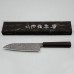 Kazoku Rinmon Santoku aus Ebenholz, 18 cm