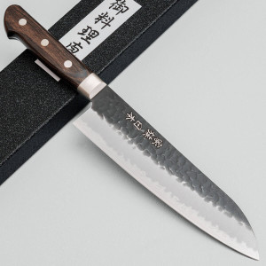 Kazoku Aogami Super Yo Brown Santoku