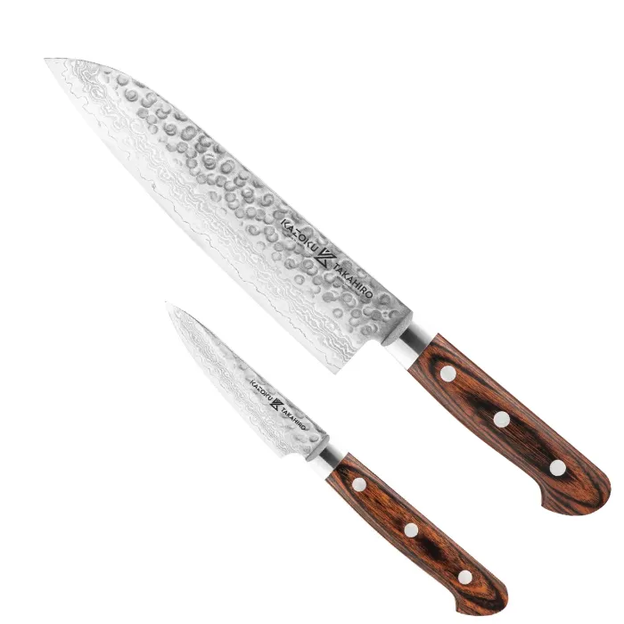 Kazoku Takahiro Knife Set 2-Piece (Santoku)