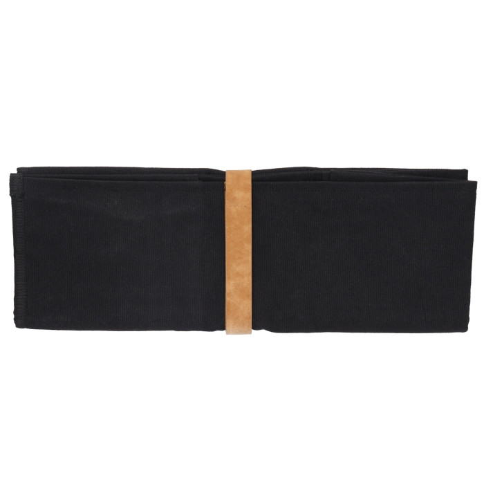 Kazoku Canvas Messerkoffer Schwarz 11 Fächer