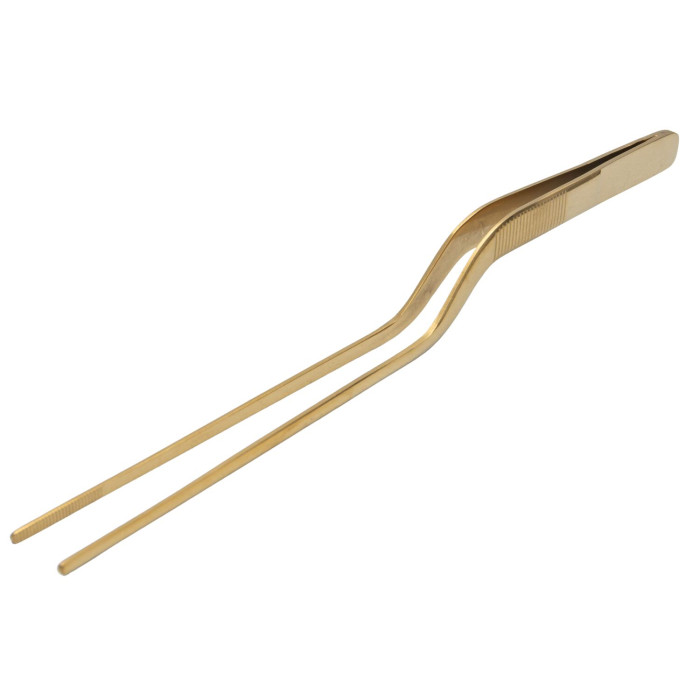 Kazoku Gourmet-Pinzette Gold 20 cm