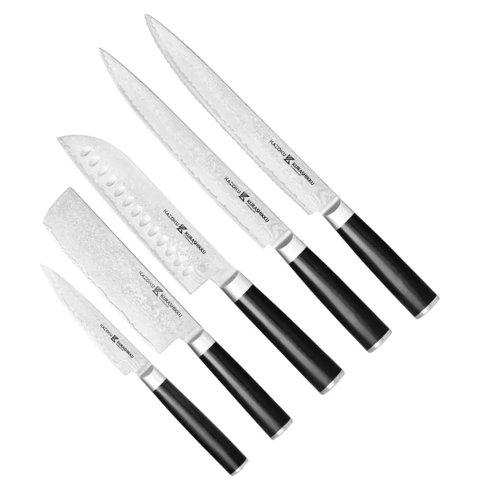 Kazoku Kurashikku Knife Set Santoku 5 Piece