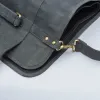 Kazoku Leather Knife Bag 10 Compartments Black