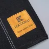 Kazoku Canvas Knife Case Black 11 Compartments