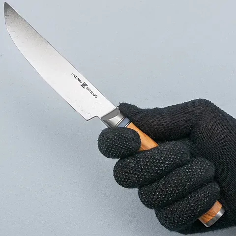 Kazoku Ketsugo Steak Knife 12 cm + Leather Cover Kazoku Ketsugo Steak Knife 12 cm + Leather Cover